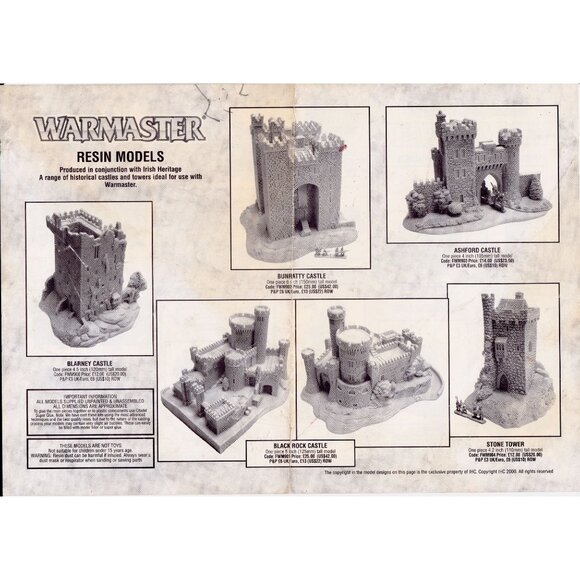 2000 Warmaster Resin Models Catalog Page (Forge World, Warhammer) - Picture 2 of 5